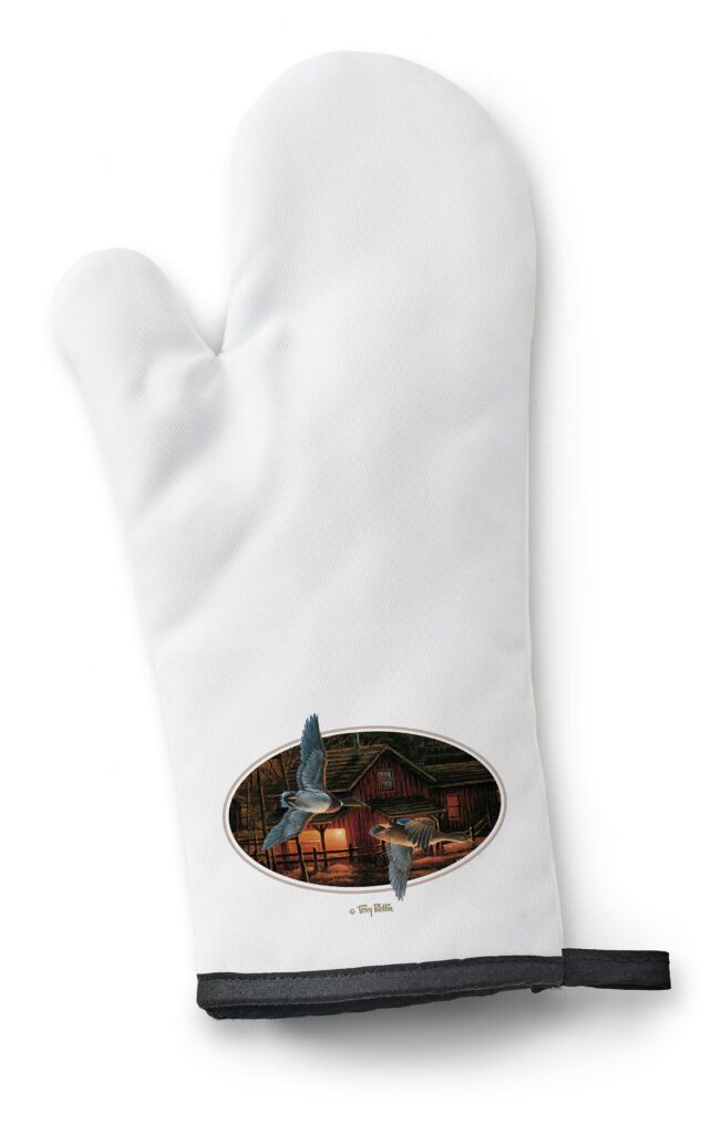 Evening Chores Oven Mitt