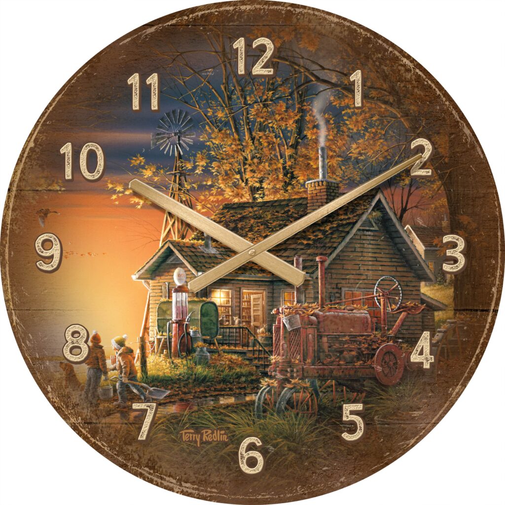 Morning Surprise – 21″ Round Hanging Clock