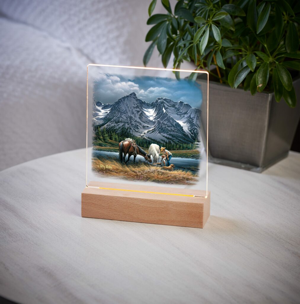 For Purple Mountain Majesties Acrylic Night Light