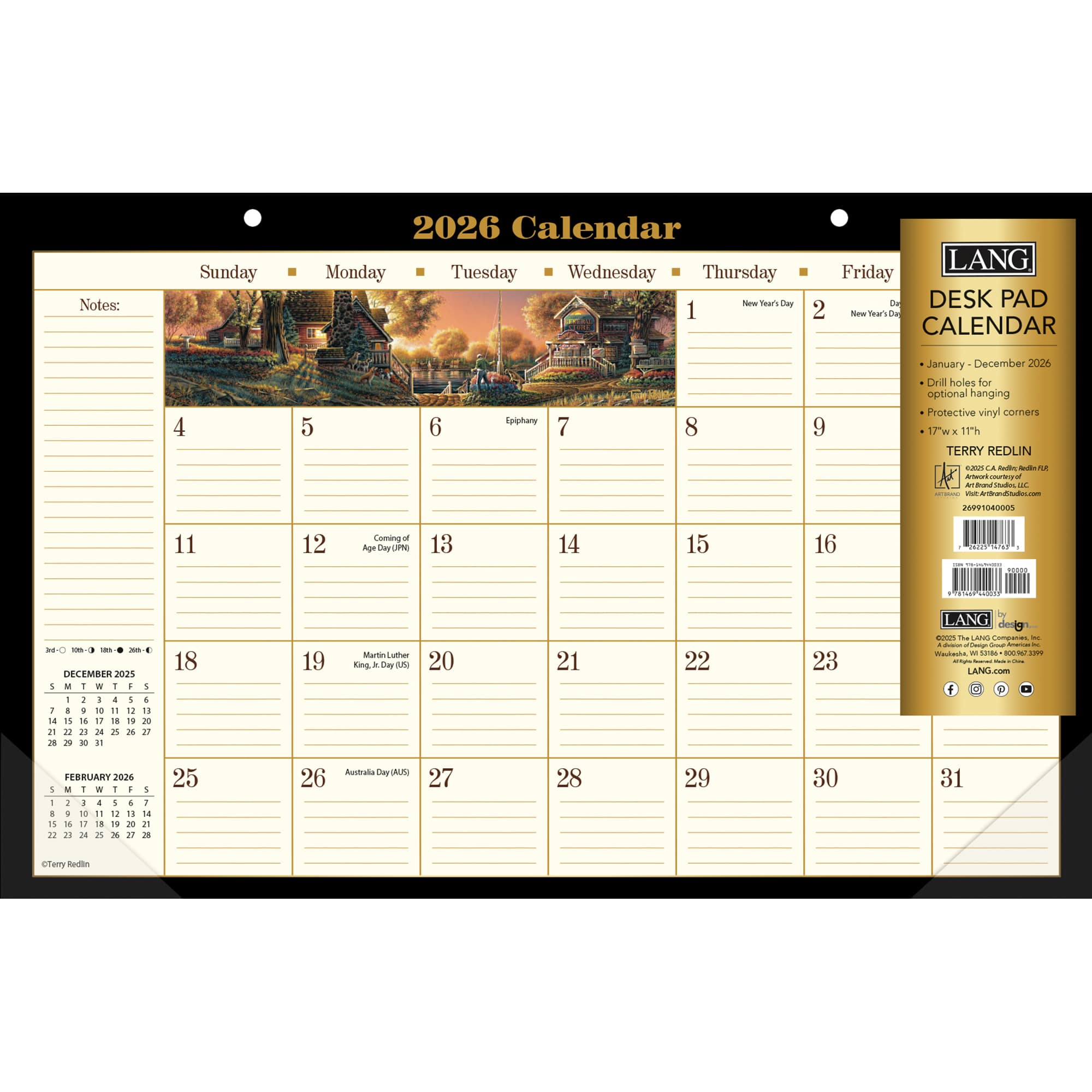 Pre-Order today! 2026 Desk Pad Calendar