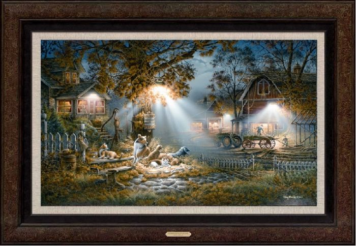 “Our Friends” Custom Framed Master Canvas Limited Edition