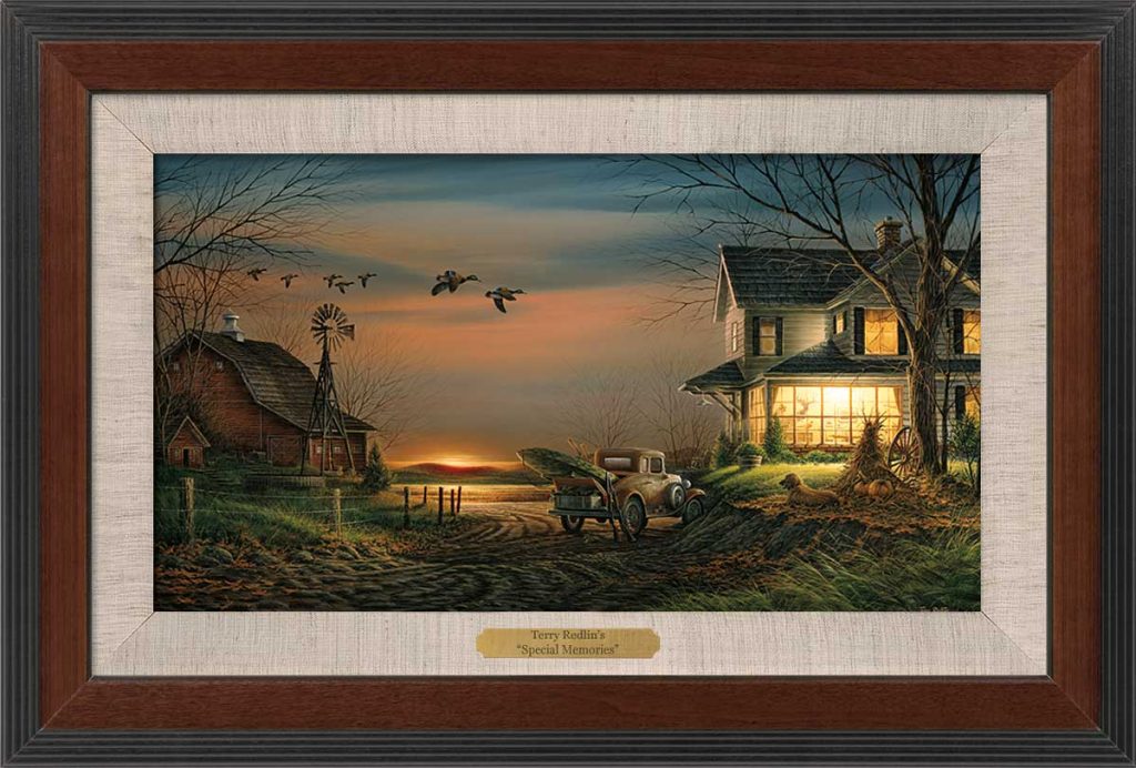 Special Memories Oak Framed Master Stroke Linen