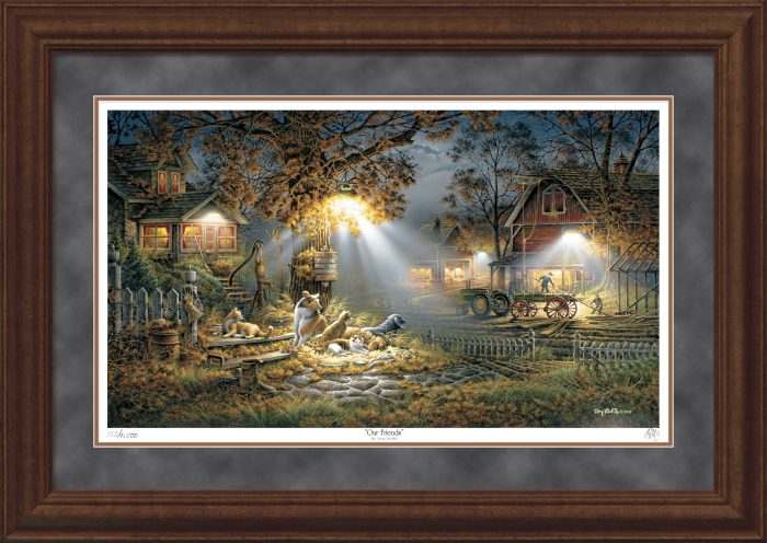 “Our Friends” Custom Framed Limited Edition