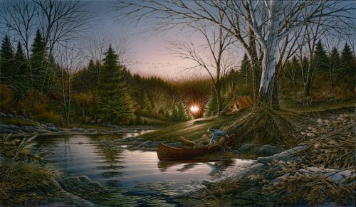 Morning Solitude Unframed Encore Canvas