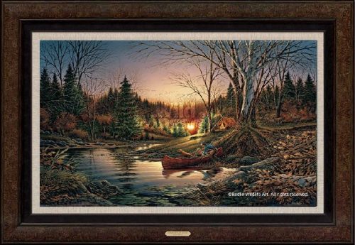 Morning Solitude Framed Encore Canvas