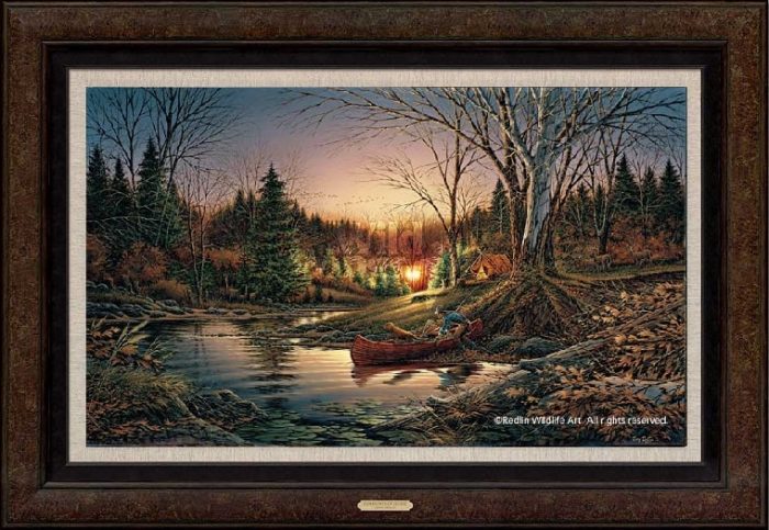 Morning Solitude Framed Encore Canvas