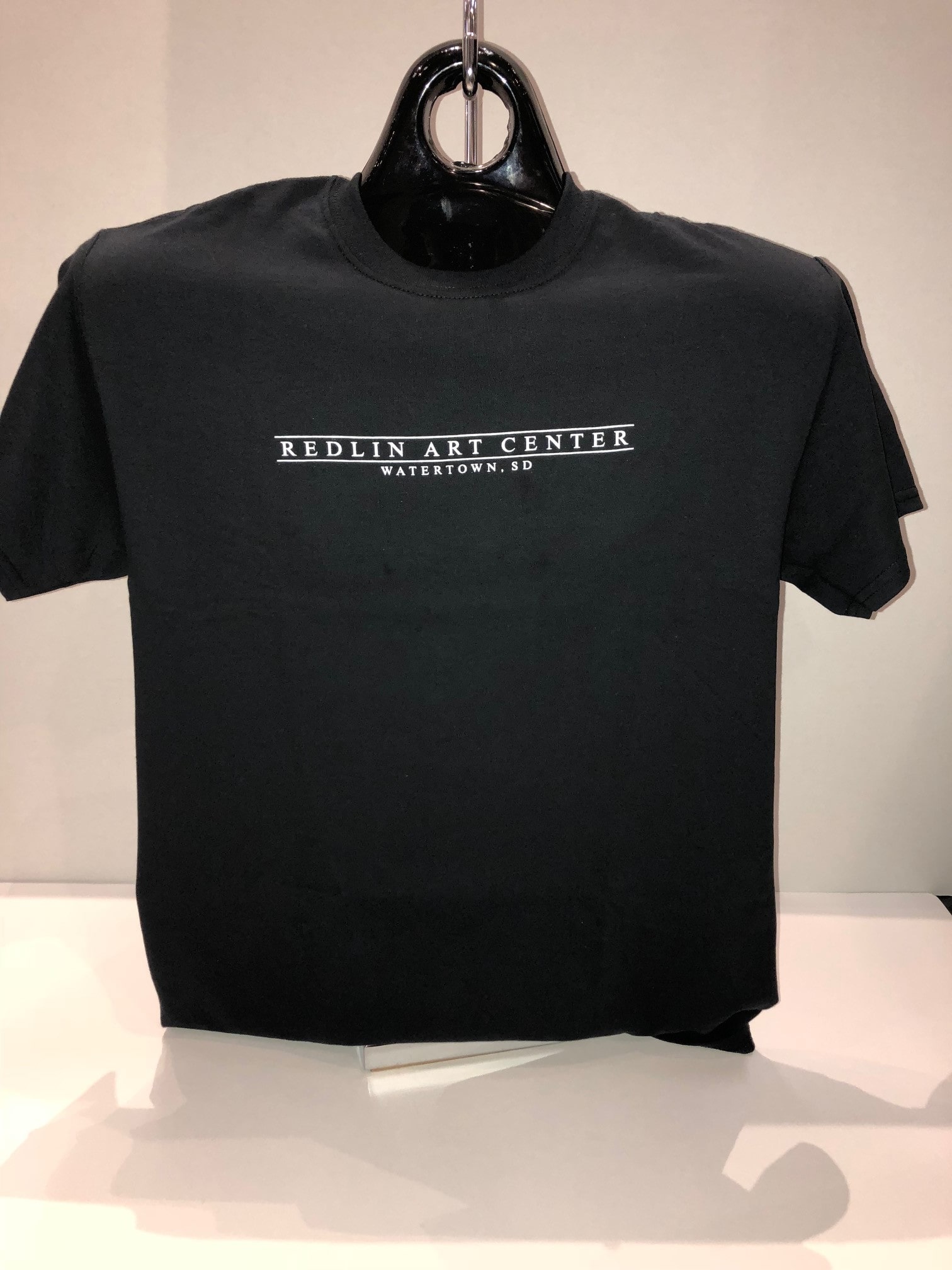 Large Black Redlin Art Center T-Shirt