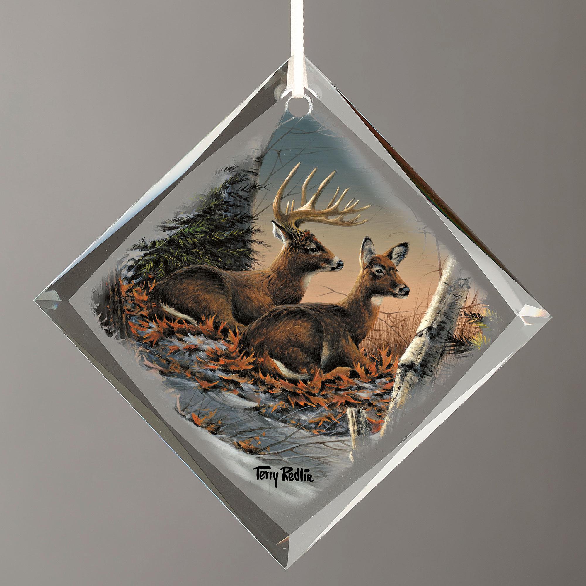 Evening with Friends Deer Diamond Ornament